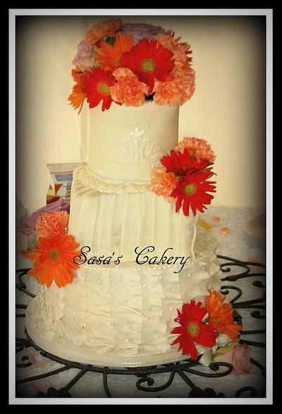 Wedding  Cake - Cake by Sara