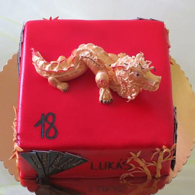 Chinese Dragon - Cake by Eva Kralova