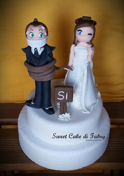 Wedding topper - Cake by Sweet Cake di Fabry