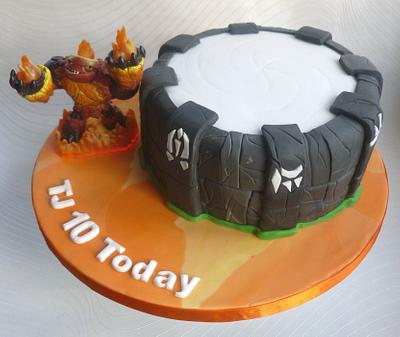 My 1st Cake ... Skylanders Portal of Power - Cake by Cookie Delicious