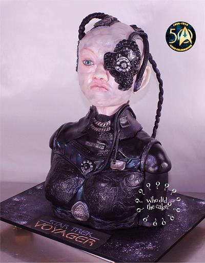 Star Trek Voyager Seven of Nine  - Cake by Who did the cake (Helen Wilkinson)