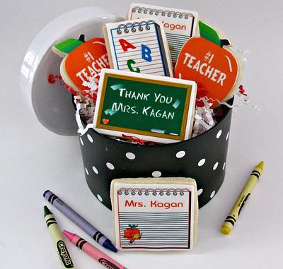 Teacher's Cookie Box - Cake by Cheryl