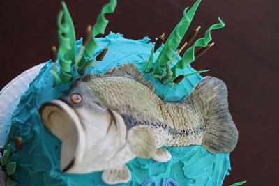 Fishing Cake - Cake by Shelly- Sweetened by Shelly
