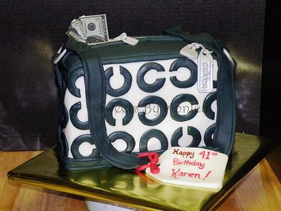 Coach Purse with Money To Spend! - Cake by Sweets By Monica