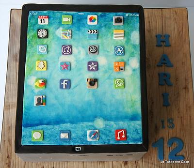 Ipad cake - Cake by Jo Finlayson (Jo Takes the Cake)