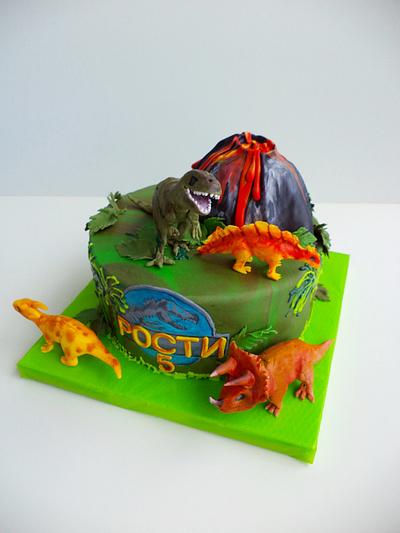  Dinosaurs - Cake by Slavena Polihronova