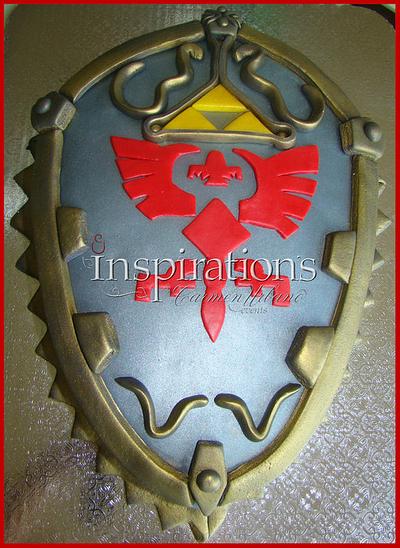 Hylian Shield Zelda - Cake by Inspiration by Carmen Urbano