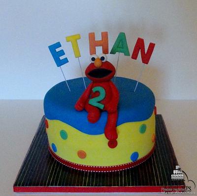 Elmo Birthday Cake - Cake by Katie Cortes