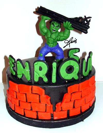 Incredible Hulk cake - Cake by Isis Patiss'Cake