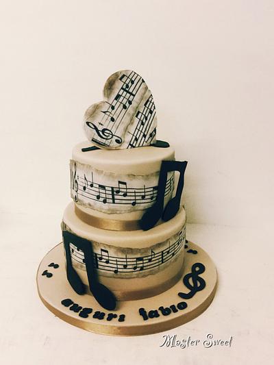 Music Cake  - Cake by Donatella Bussacchetti