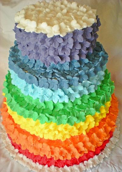 Rainbow cake  - Cake by Time for Tiffin 