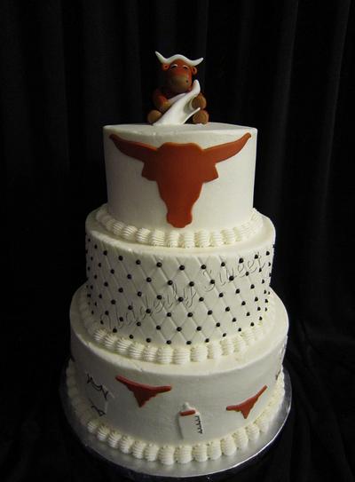 Baby Longhorn - Cake by Michelle