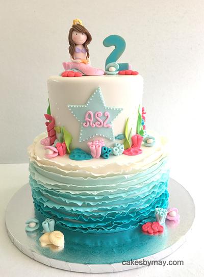 Mermaid - Cake by Cakes by Maylene