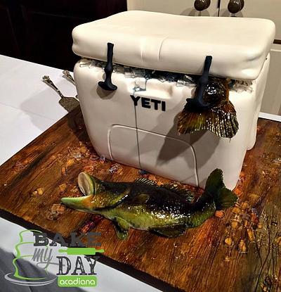 Yeti grooms cake - Cake by Bake My Day Acadiana