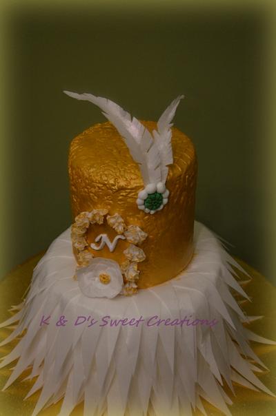 Lady's birthday cake - Cake by Konstantina - K & D's Sweet Creations