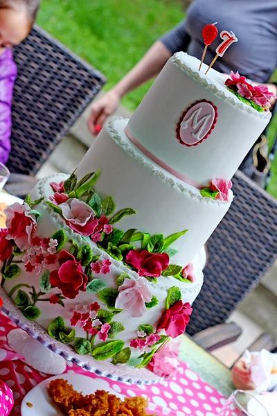  birthday cake for my girl - Cake by Cake boutique by Krasimira Novacheva