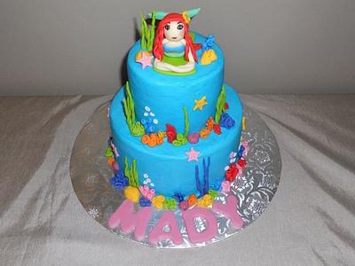 Mermaid  - Cake by Pamela Sampson Cakes