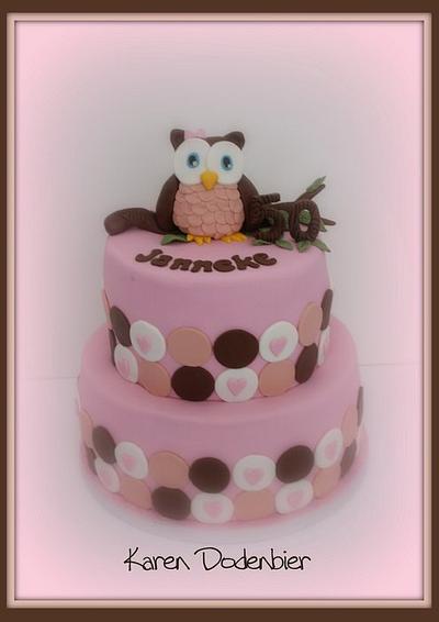 Owl always be your! - Cake by Karen Dodenbier