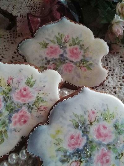 Victorian roses - Cake by Teri Pringle Wood