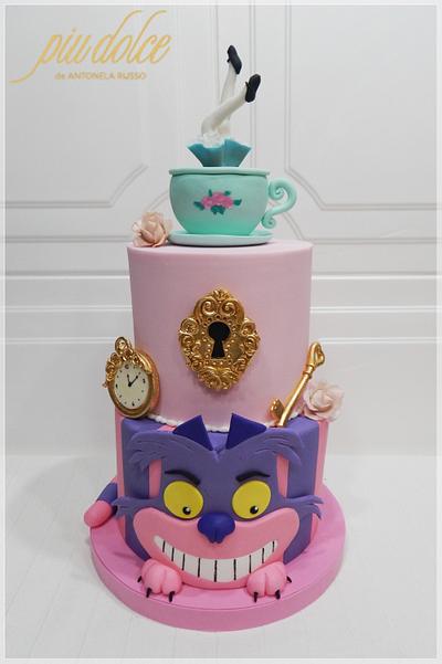 Alice in wonderland - Cake by Piu Dolce de Antonela Russo