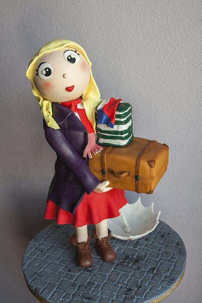 She's off to Prague! - Cake by Ana Miranda