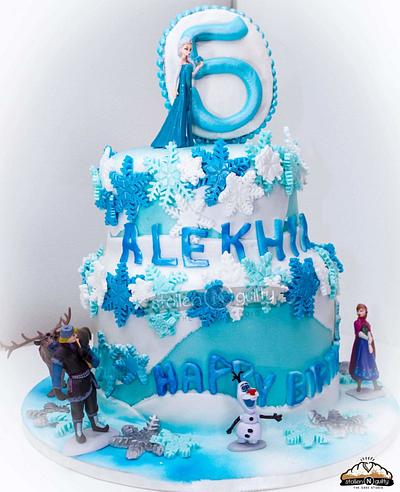 Magical Frozen - Cake by Smitha Arun