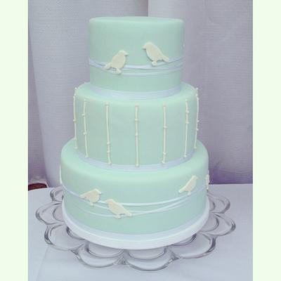 Love Birds - Cake by sweetonyou