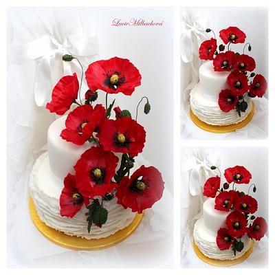 poppies - Cake by Lucie Milbachová (Czech rep.)