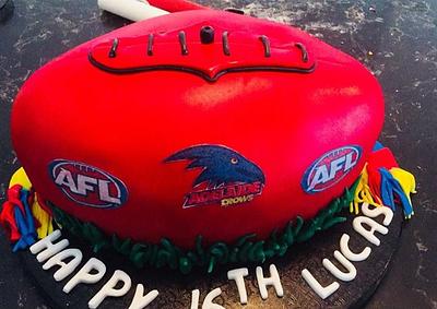 Footy cake - Cake by Cakesters