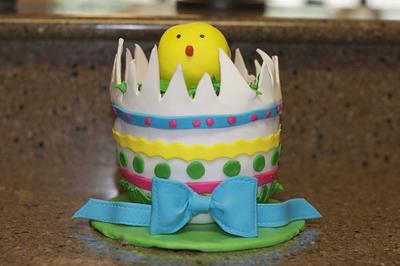 Easter Chick Cake - Cake by AquariusB