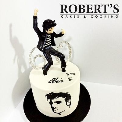 Elvis 60th cake - Cake by Robert Harwood