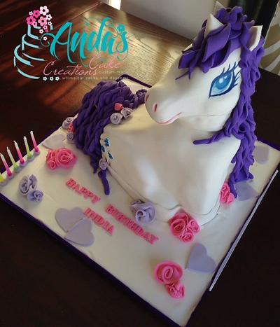 My Little Pony "Rarity" Cake - Cake by Anda Nematalla