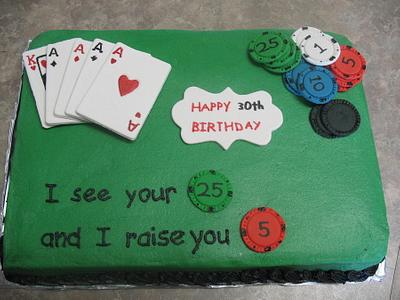 poker cake - Cake by cher45