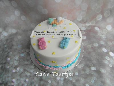 Gender Reveal Cake - Cake by Carla 