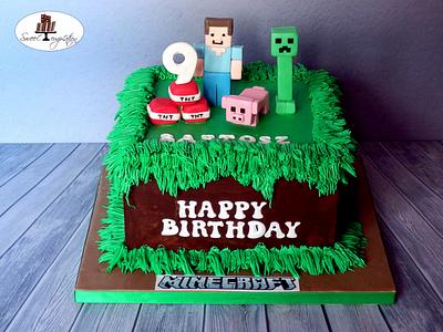 Minecraft Cake - Cake by Urszula Landowska