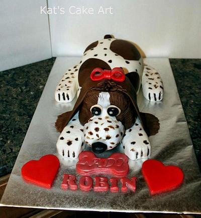 Springer Spaniel Dog Cake - Cake by rockinrattie