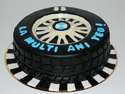 BMW wheel cake - Cake by alexandravasile