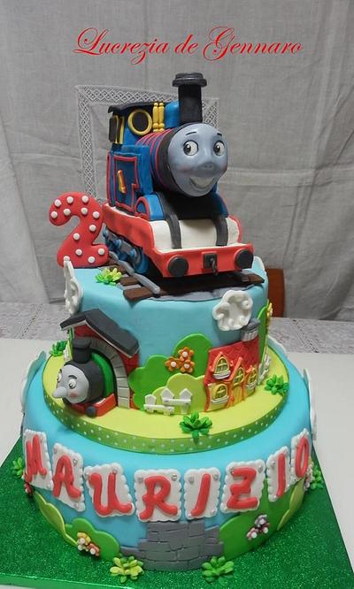 Thomas train cake - Cake by sweet_sugar_crazy