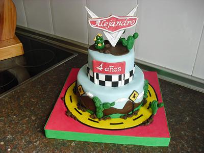 CARS MOVIE CAKE - Cake by Camelia