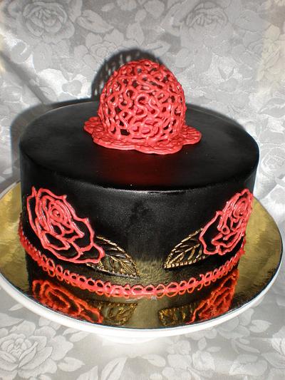 Red roses  - Cake by Sugarart Cakes