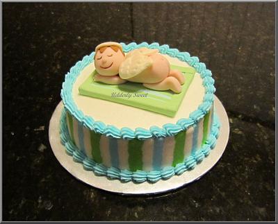 Baby Angel - Cake by Michelle