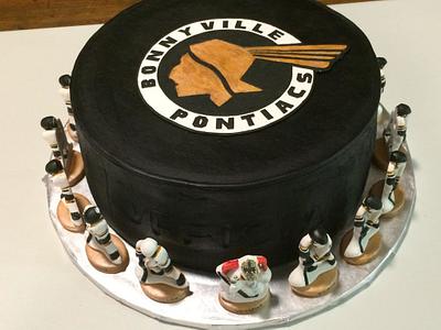 Hockey Puck cake - Cake by Sweet Art Cakes