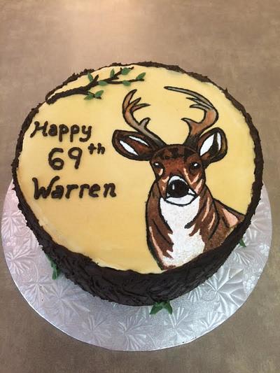 Deer Birthday Cake - Cake by Sweet Art Cakes