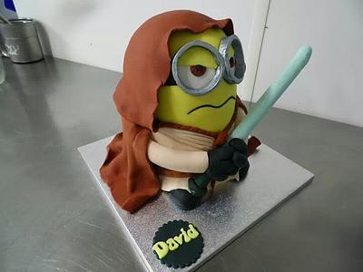 Jedi minion - Cake by Isabelle Young