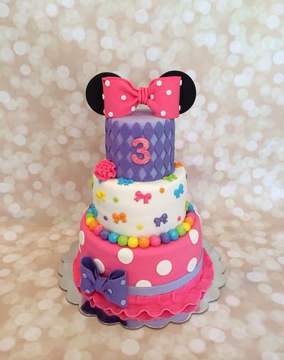 Minnie Mouse  - Cake by Sweet cakes by Jessica 
