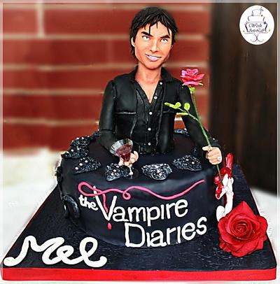 The Vampire Diaries Cake - Damon  - Cake by Wesh ArtsLab
