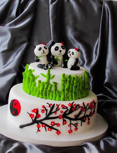 Cake panda bears - Cake by Danijella Veljkovic