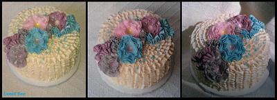 Anniversary Ruffles - Cake by Tiffany Palmer