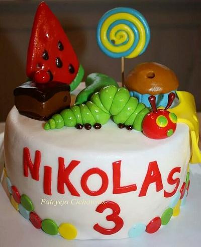 very hungry caterpillar - Cake by Hokus Pokus Cakes- Patrycja Cichowlas