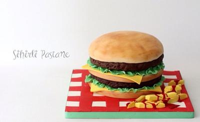 Hamburger Cake - Cake by Sihirli Pastane